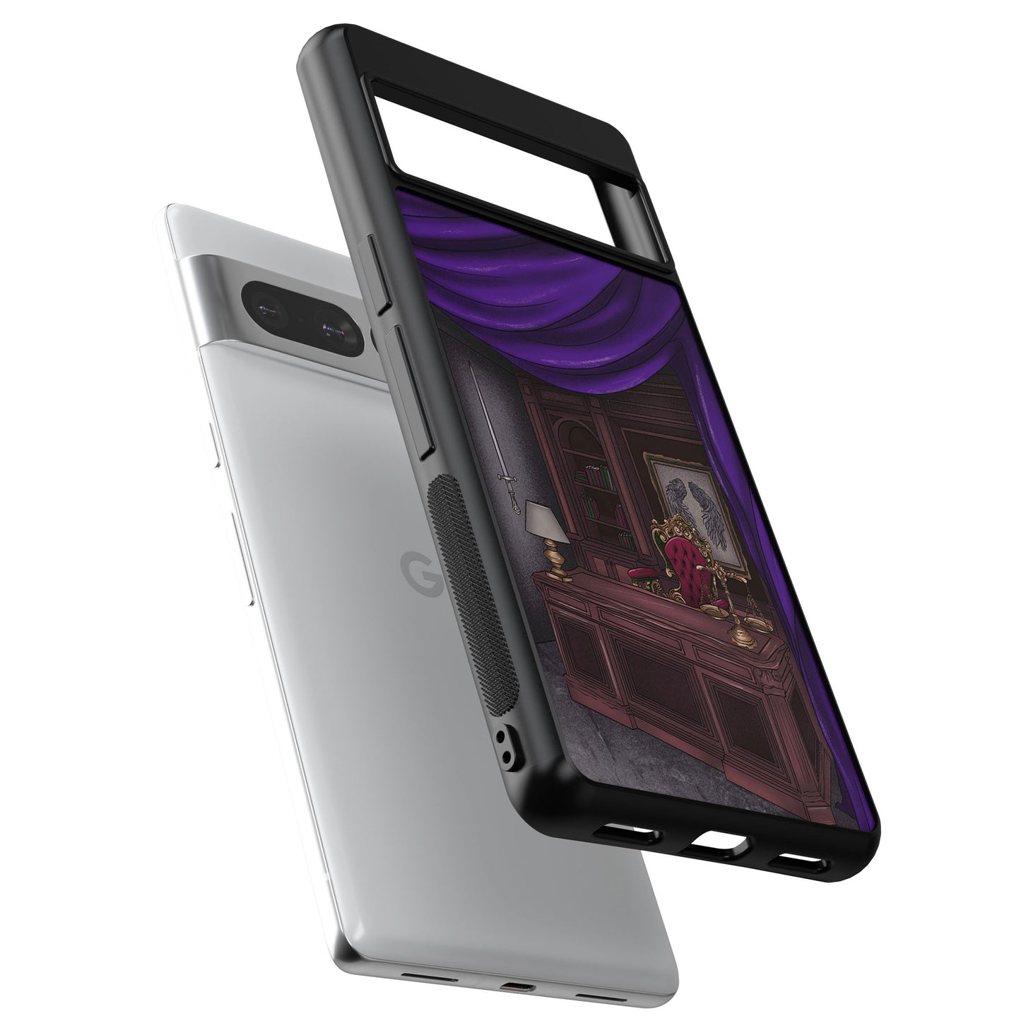 Justice Tarot Card Google Phone Case