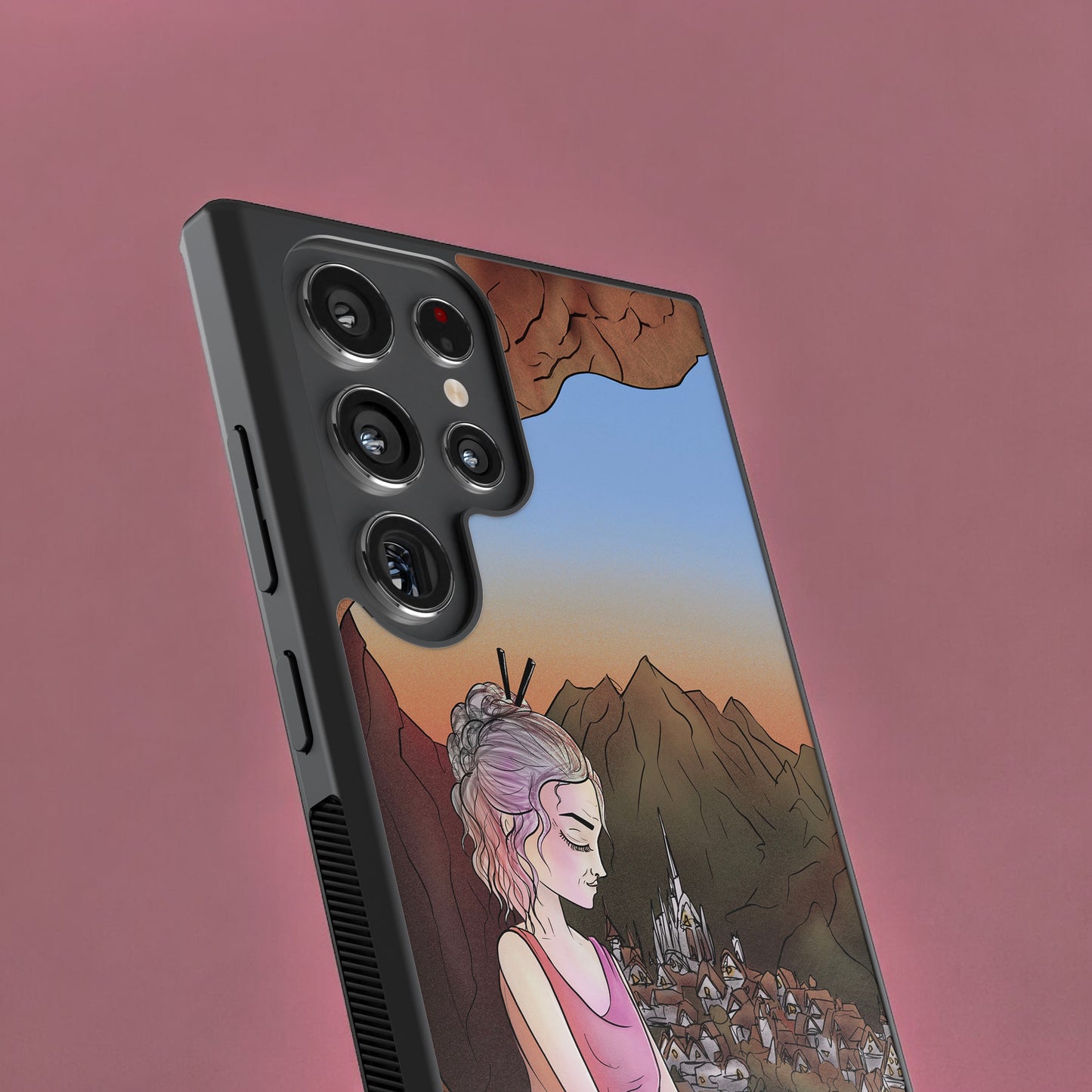 The Hermit Tarot Samsung Phone Case